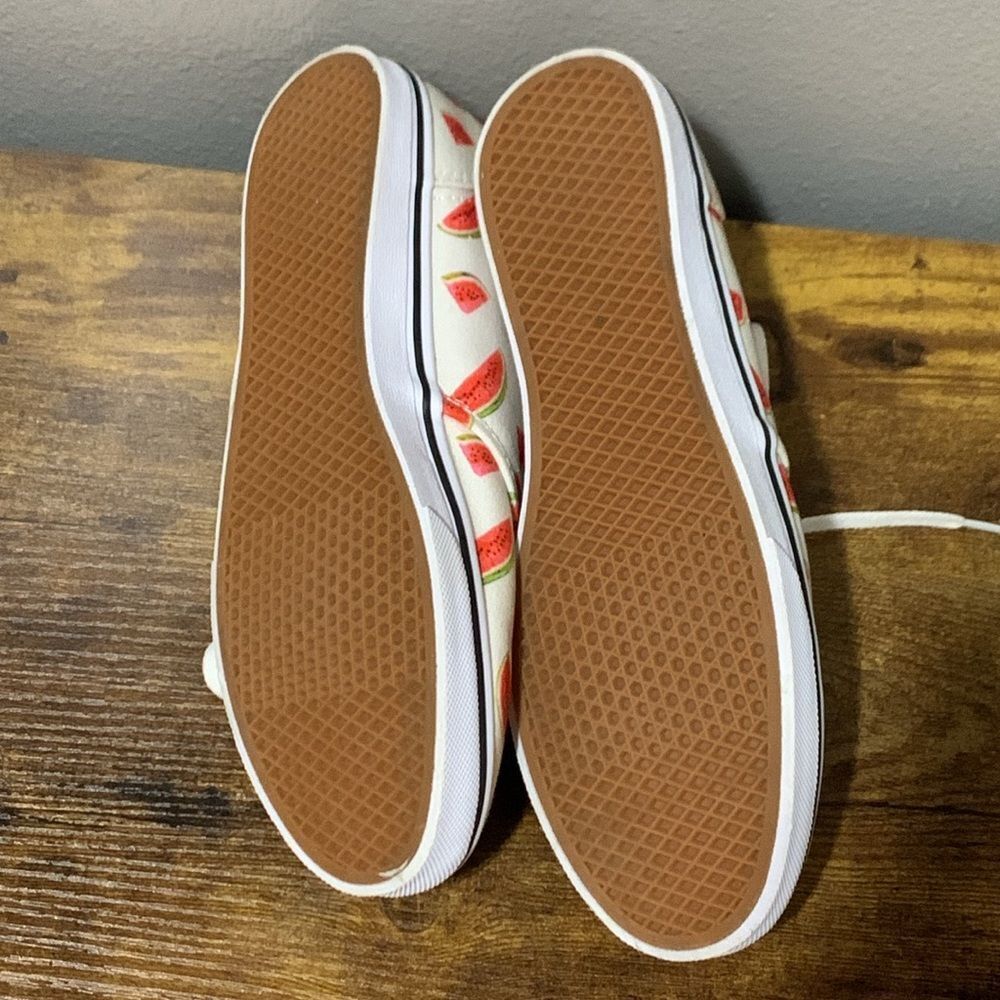 Vans White Atwood Low Watermelon Shoe Size 8 - Picture 6 of 7